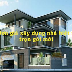 Đơn Giá Xây Dựng Nhà Biệt Thự Trọn Gói Mới 2024